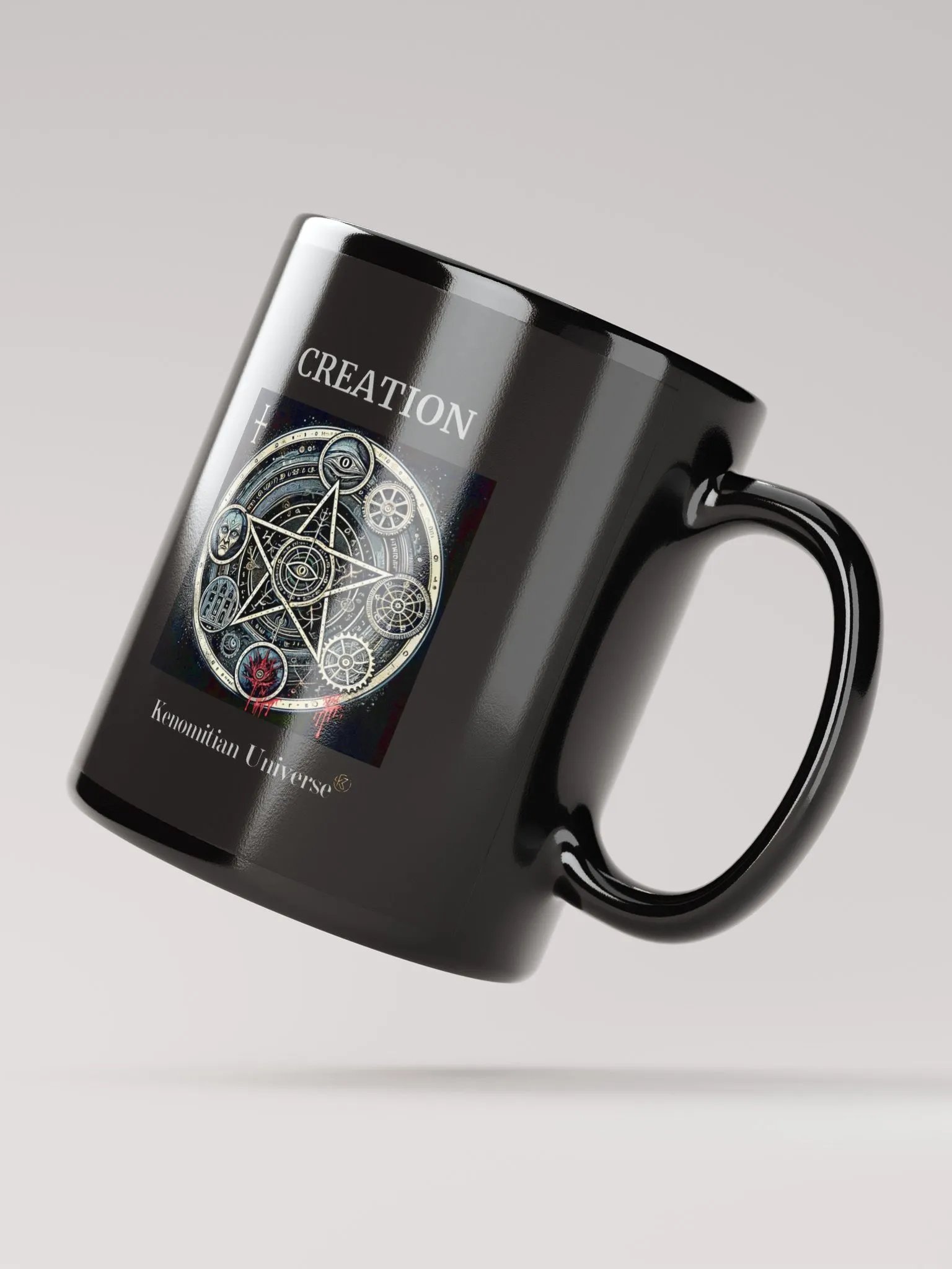 Creation | Black Glossy Mug product image (3)