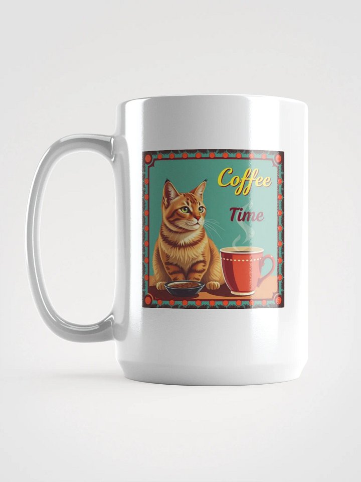 Coffee Cat Time Mug product image (1)