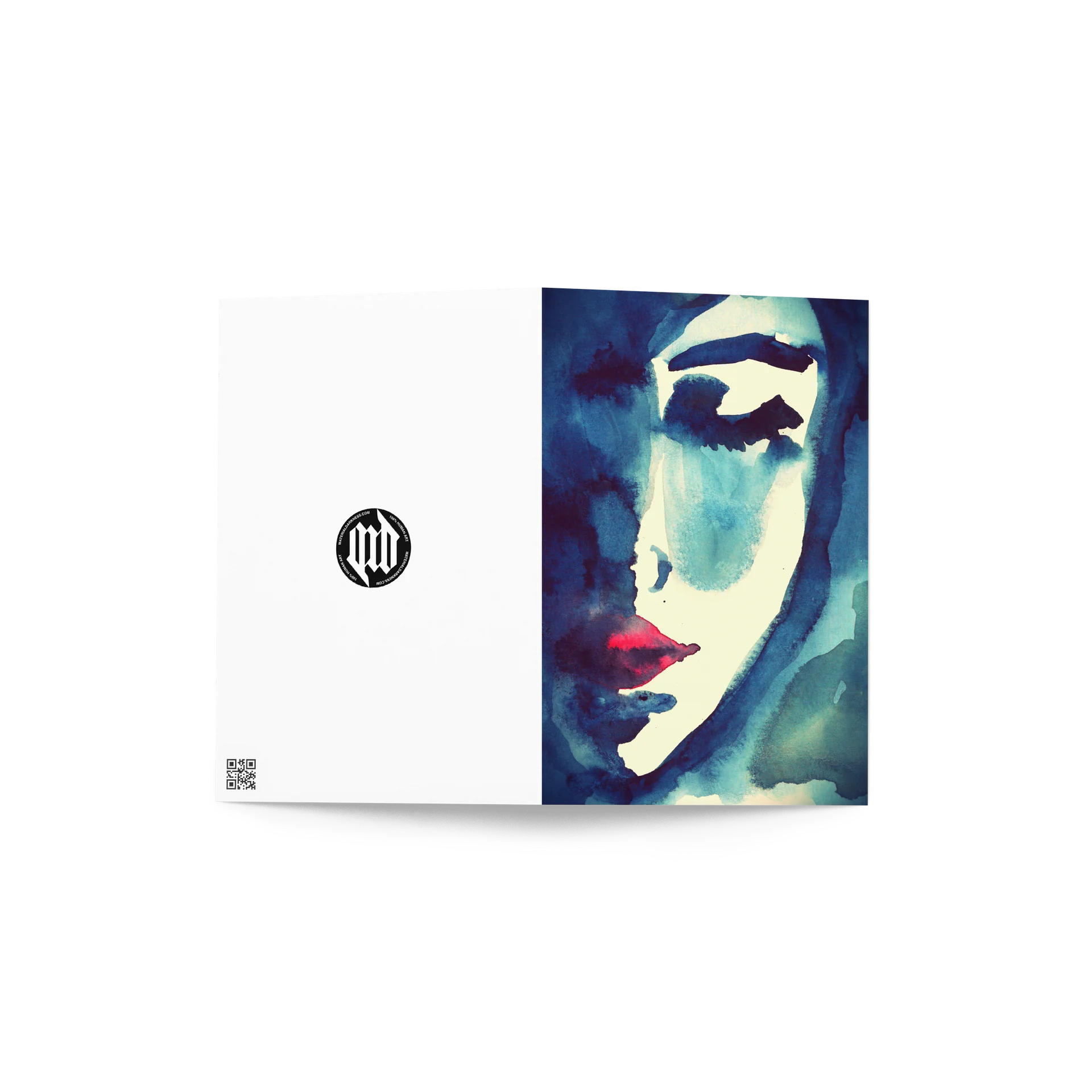 Shade — Watercolor Portrait Greeting Card product image (2)