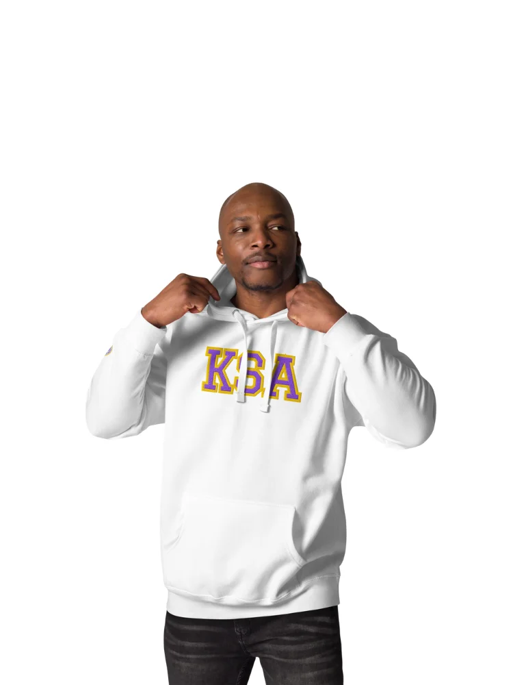 KSA Embroidered Hoodie (White) product image (3)