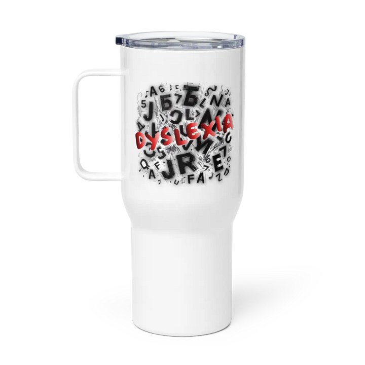 Dyslexia: My Letters Dance Travel Mug with a Handle product image (1)