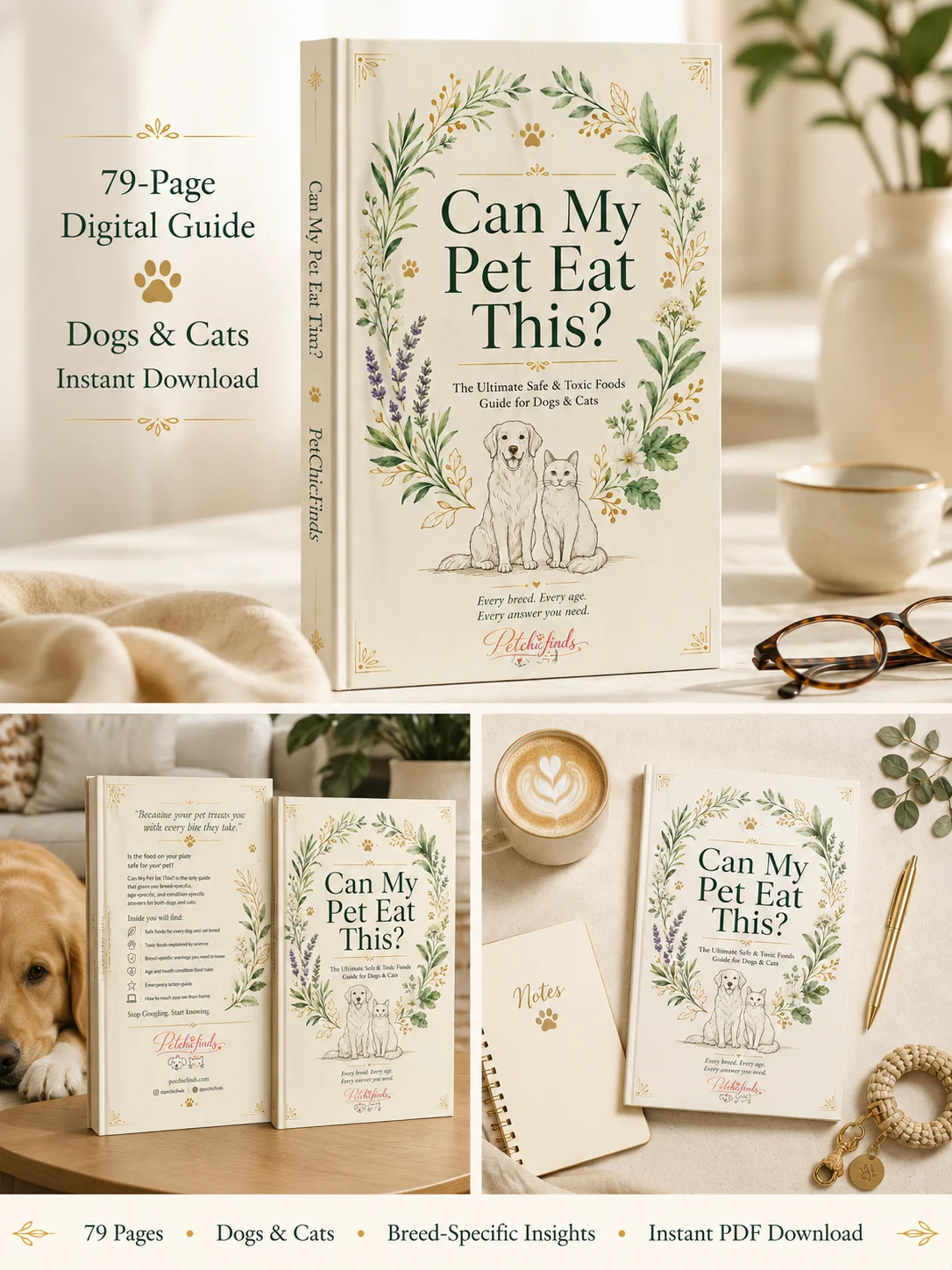 Can My Pet Eat This?™ The Complete Safe & Toxic Food Guide for Dogs & Cats product image (1)