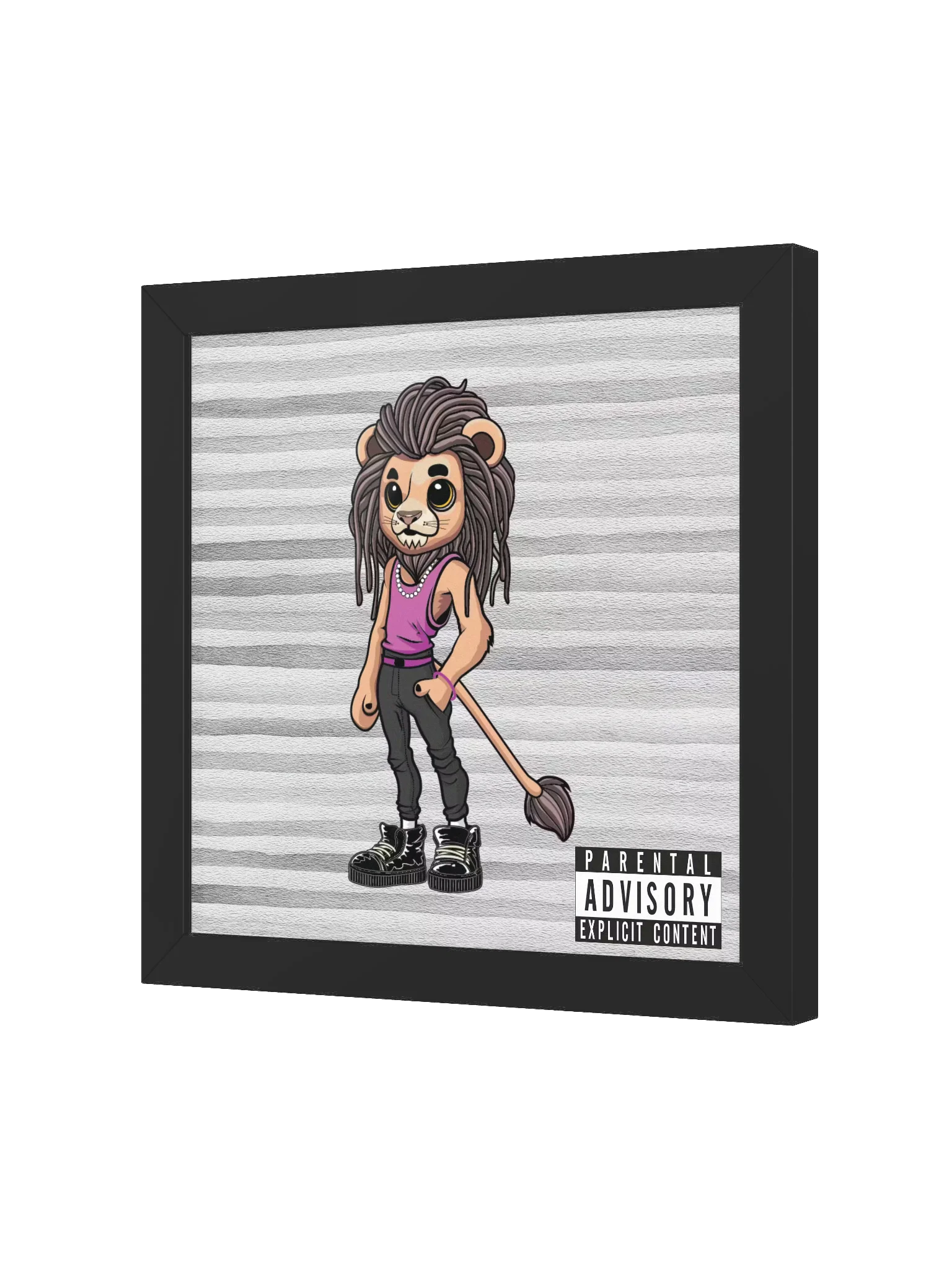 Framed Jules the Lion Poster product image (5)