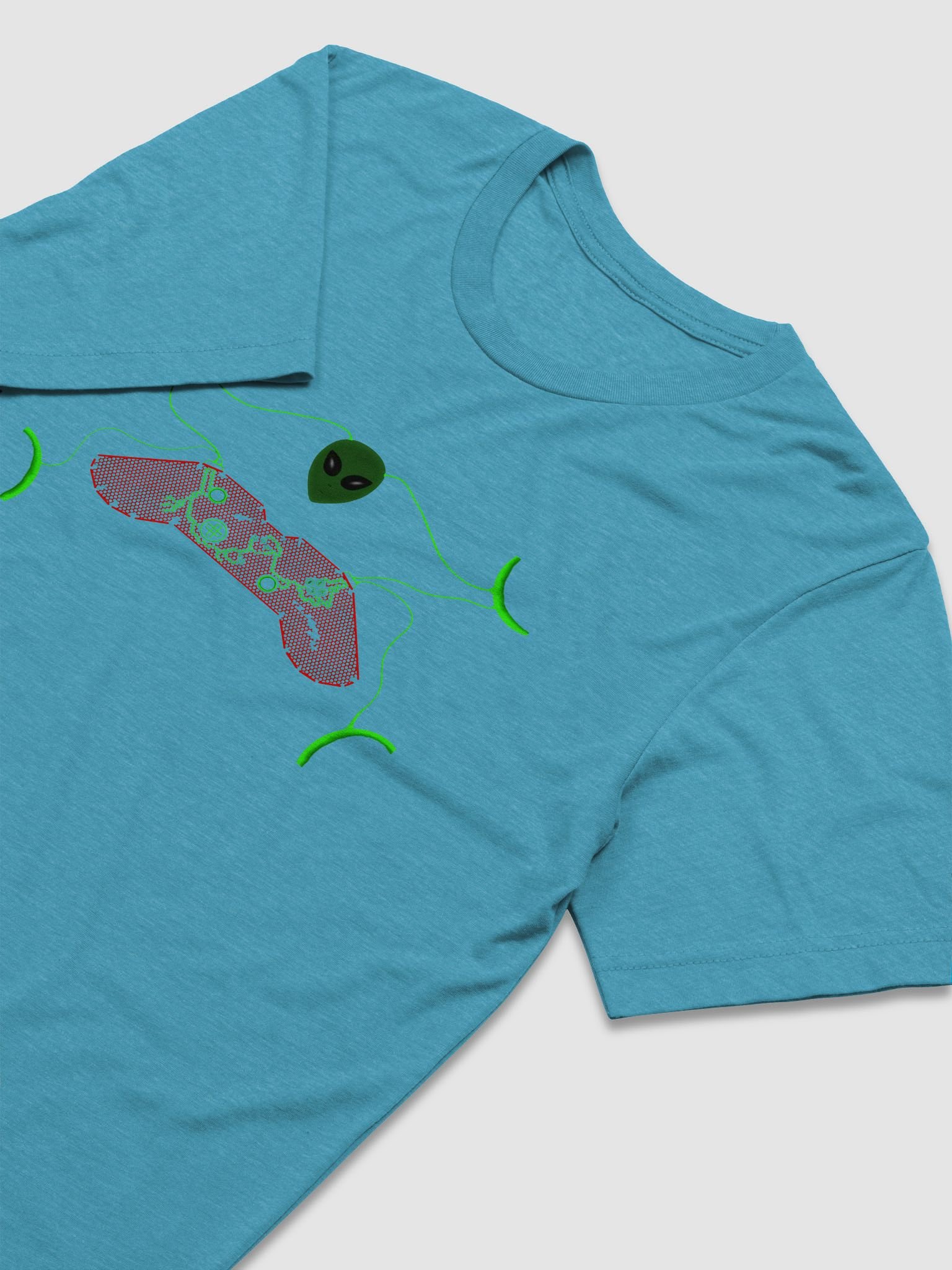 Galactic Gamer: Alien Controller T-Shirt product image (6)