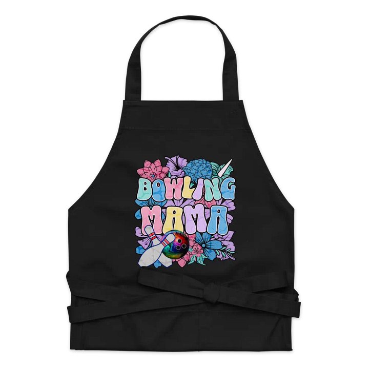 Bowling Mama Fun Organic Cotton Apron product image (1)