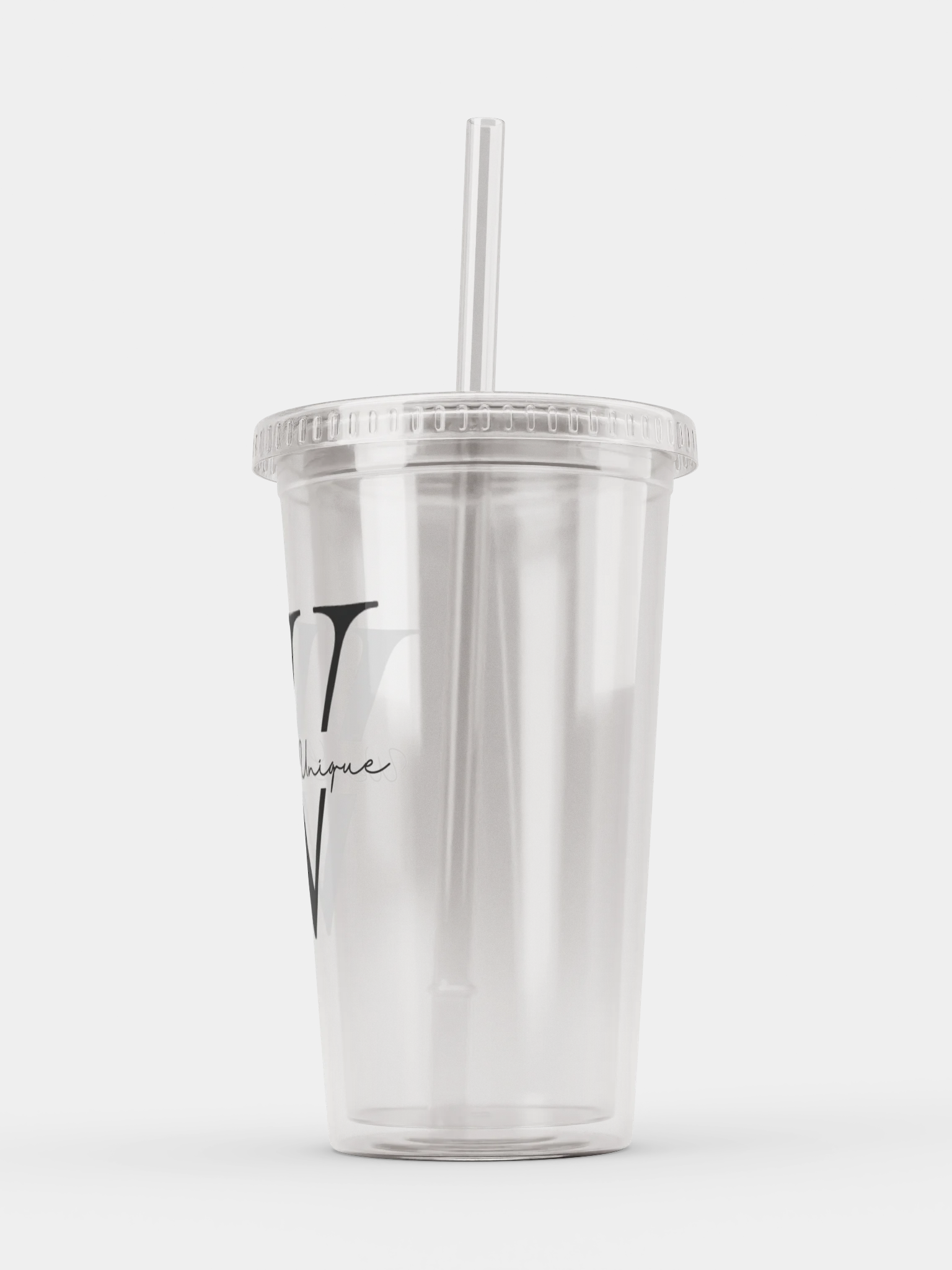 WLU Double Wall Clear Plastic Tumbler product image (6)