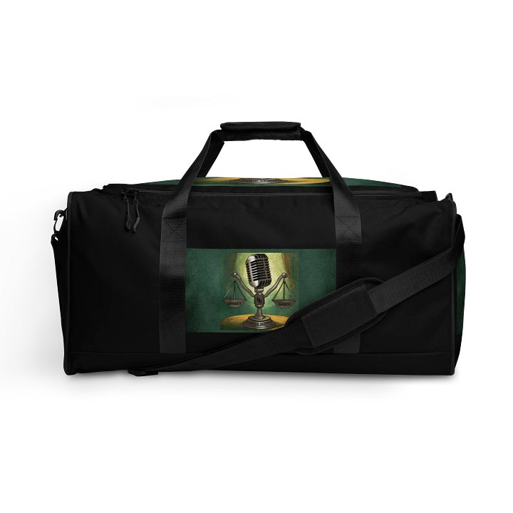 Justice Served Microphone Balance Duffle Bag product image (1)