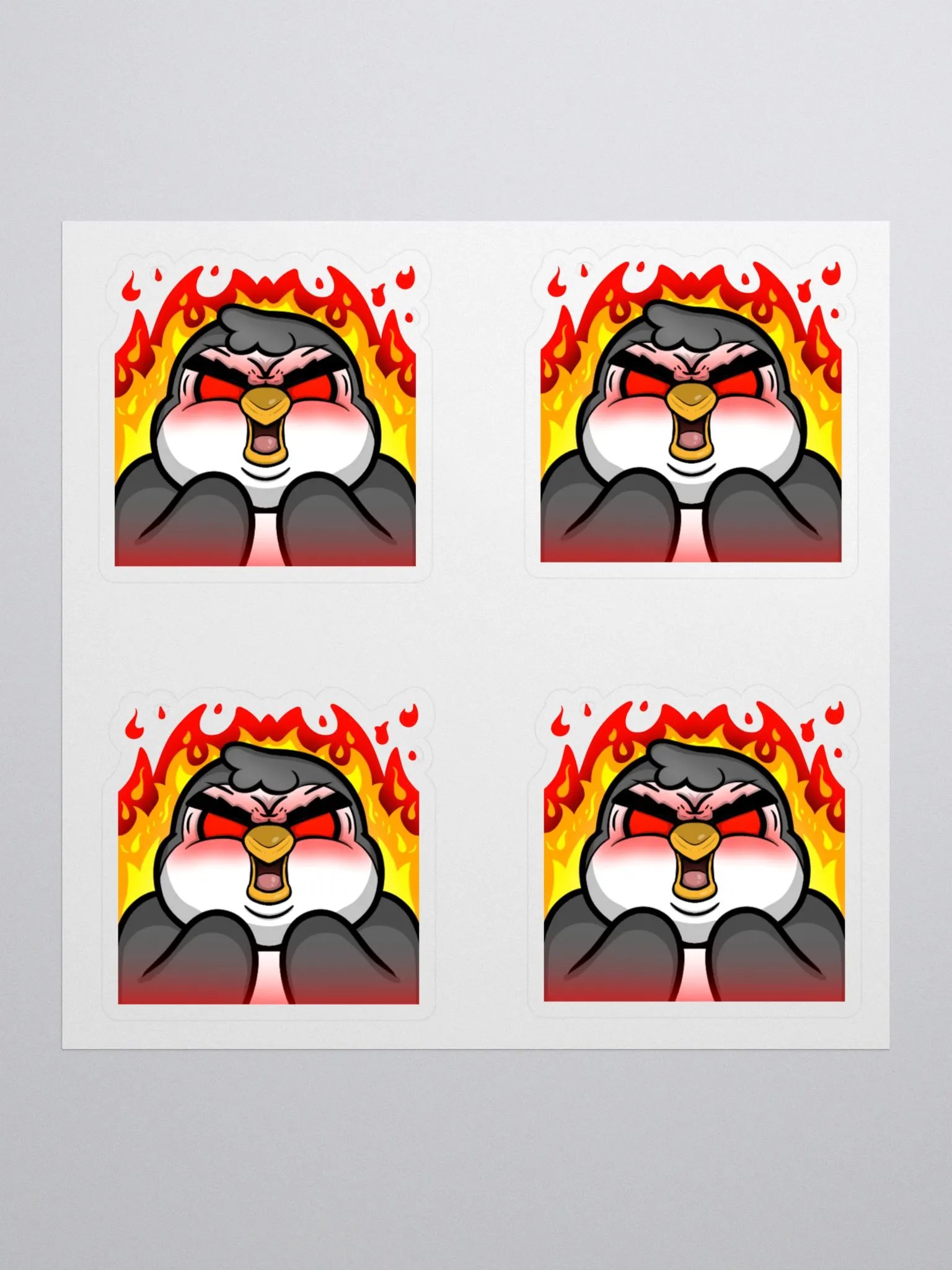 "Rage" Lil' Guy - Sticker Sheet product image (1)