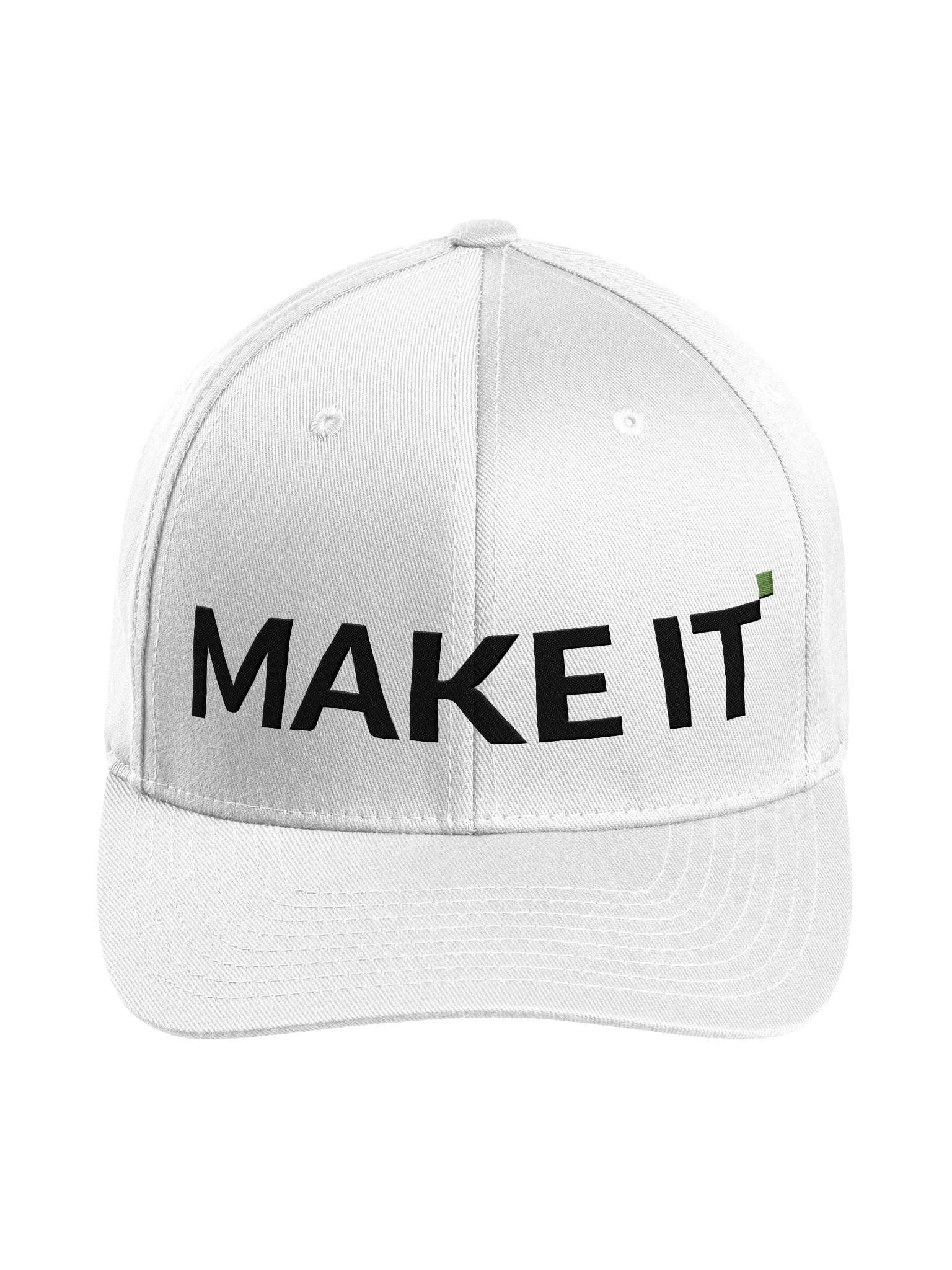 "STAY INSPIRED" MAKE IT FITTED HAT | BLACK LOGO product image (1)