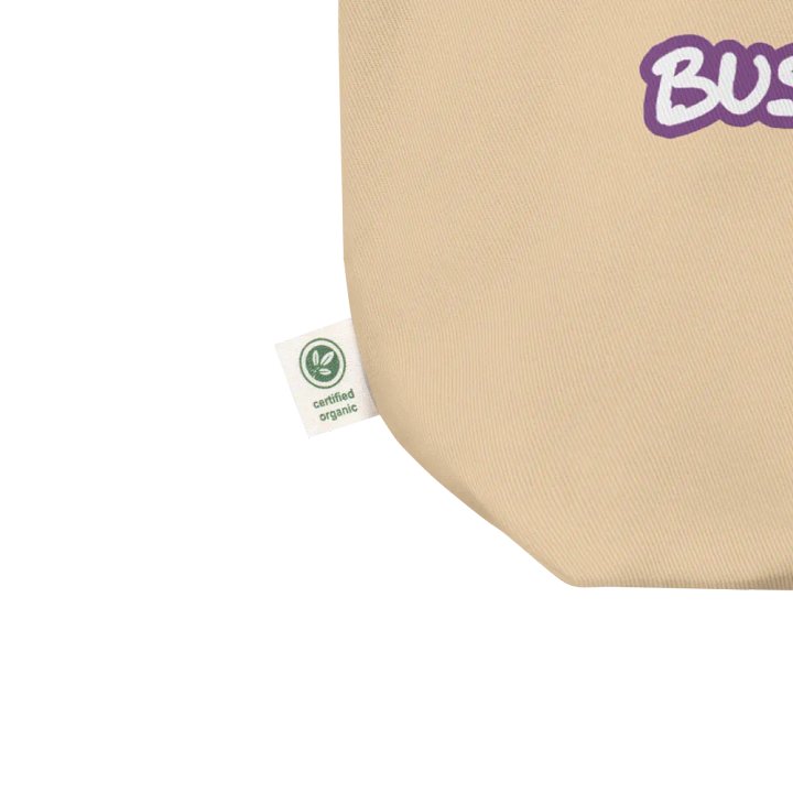 BUSY-BRAINED (lined design, #763D7D) tote bag product image (5)
