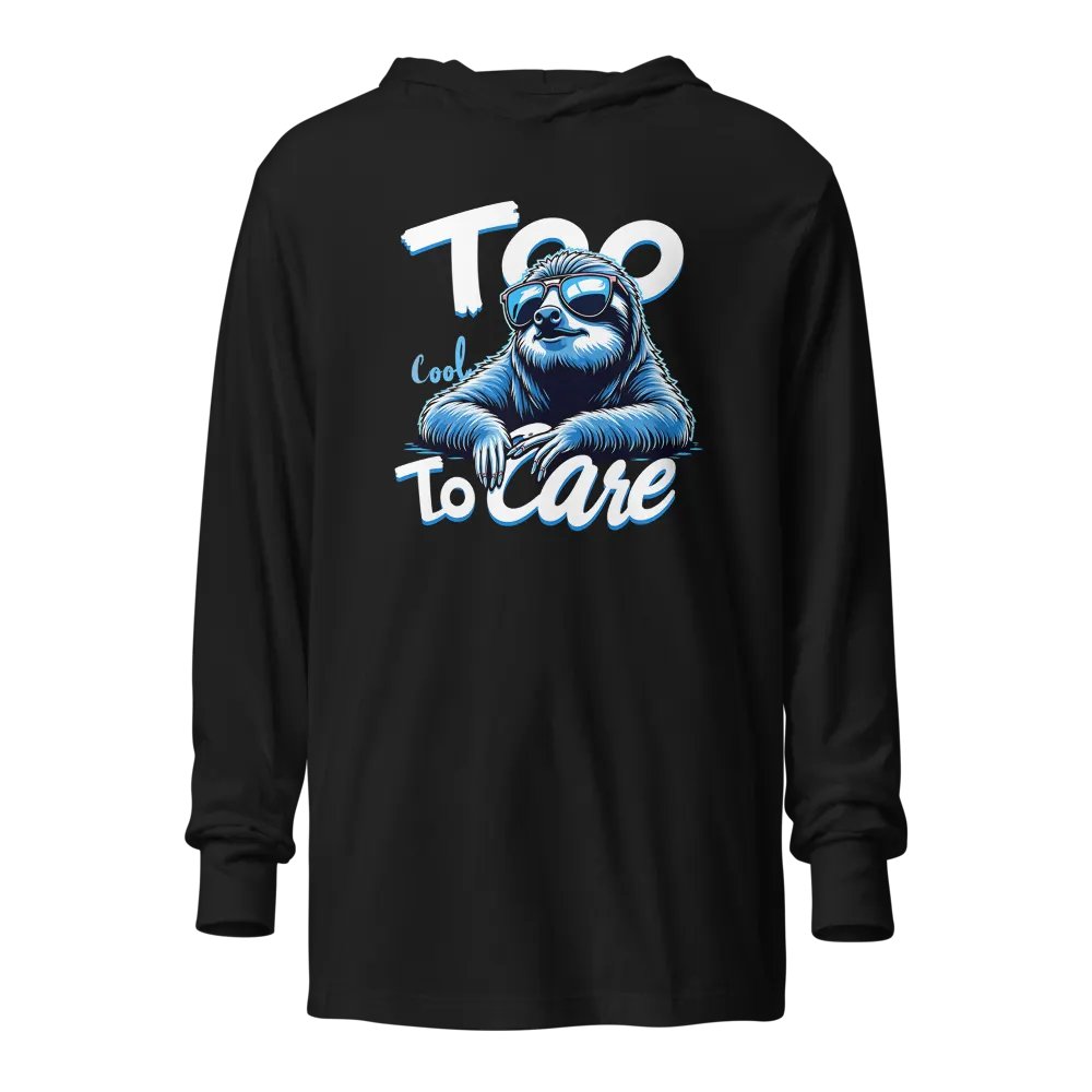 Chill Sloth Vibes Hooded Tee product image (1)