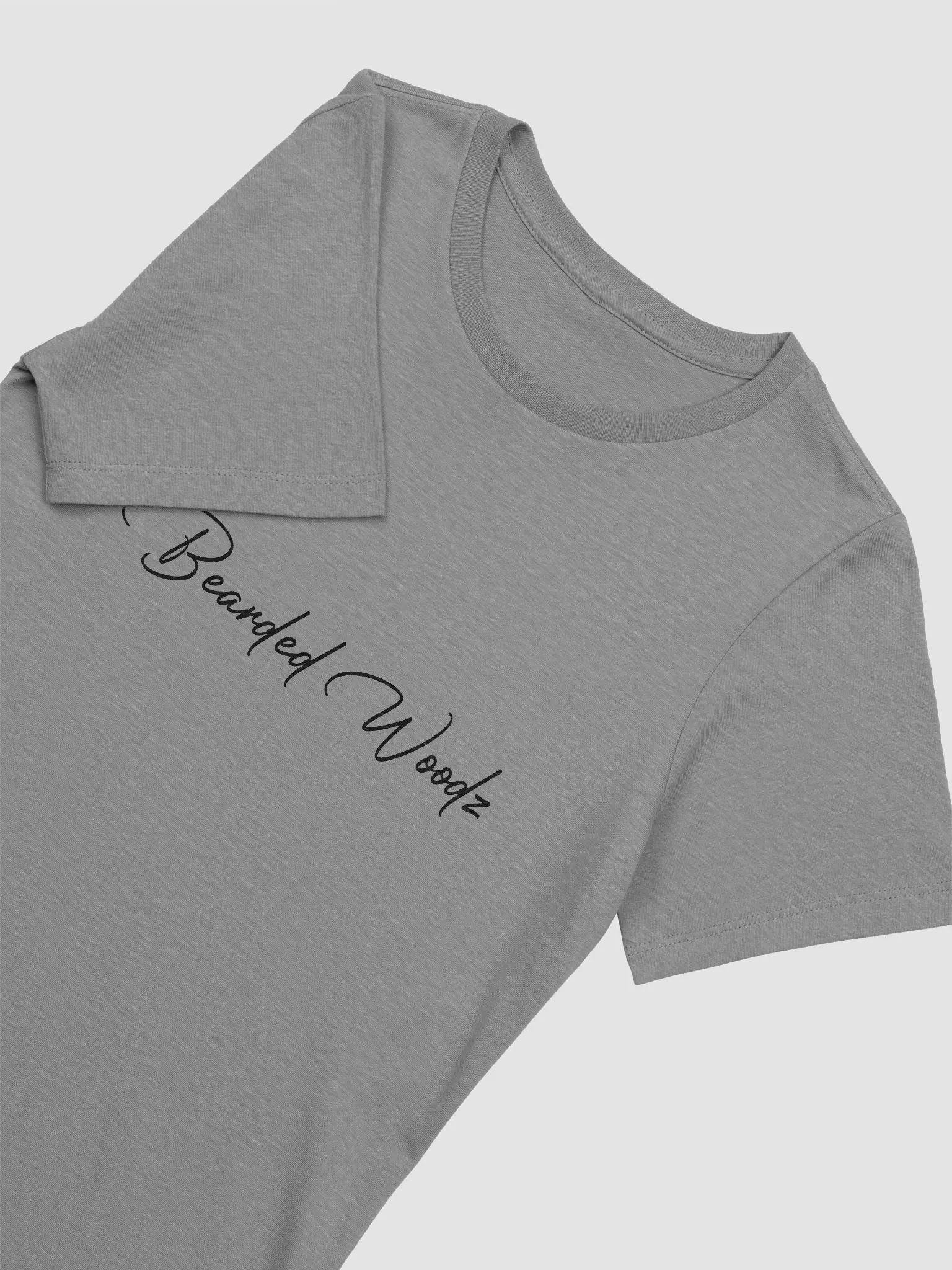 Women's Beard Woodz Signature Relaxed-fit T-Shirt (Black Embroidery) product image (2)