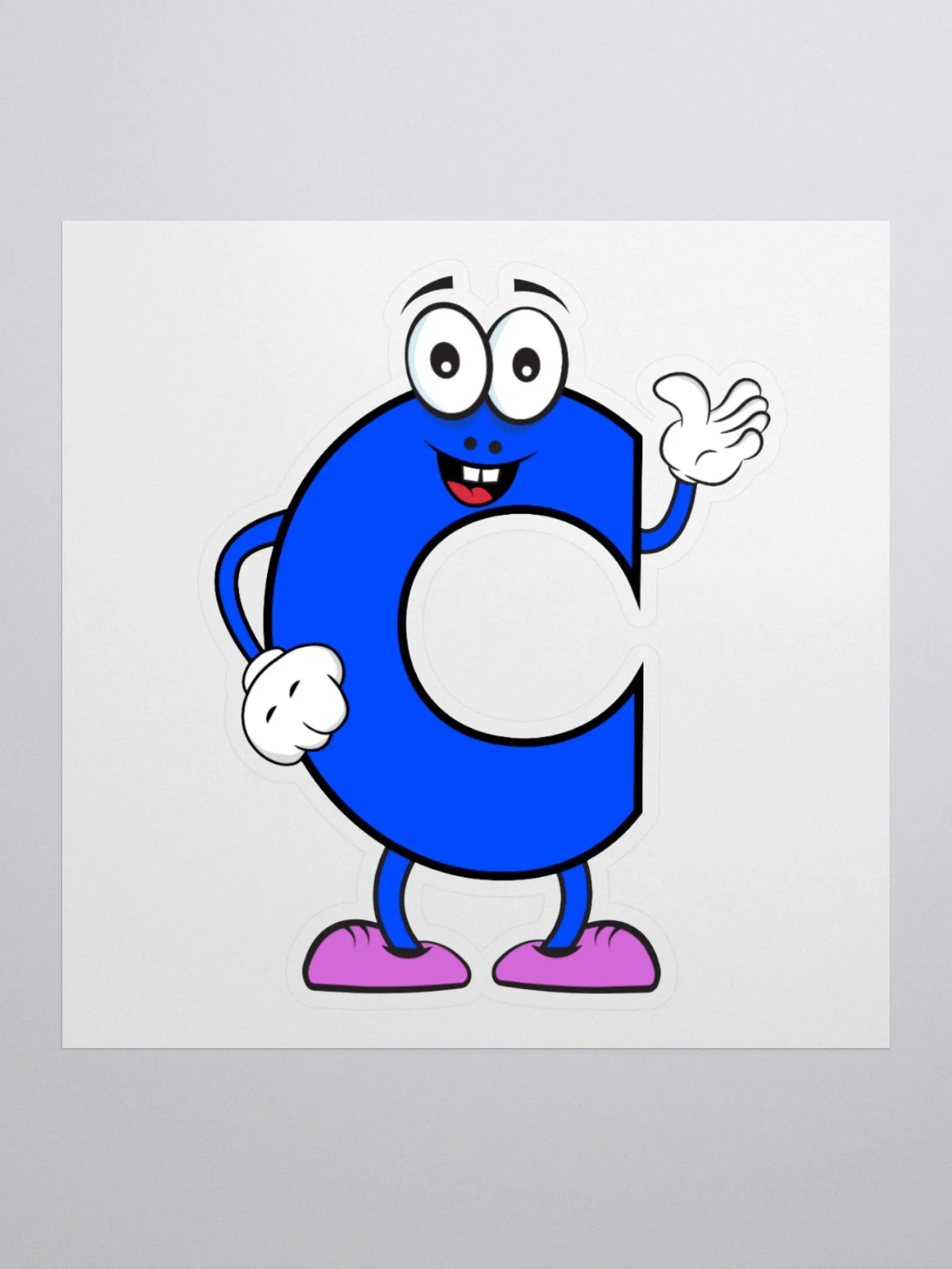 C Cartoon Character Sticker product image (1)