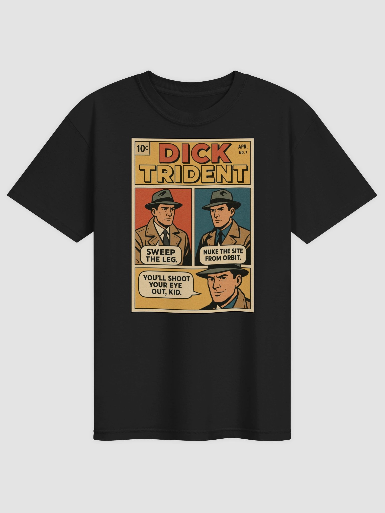 Dick Trident Lessons of the 80s Color T-Shirt (DTG) product image (1)