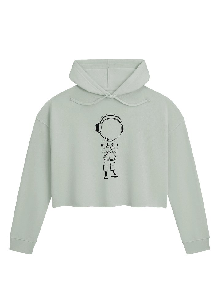 Custom Mars City Cropped Ladies Queen Hoodie product image (1)