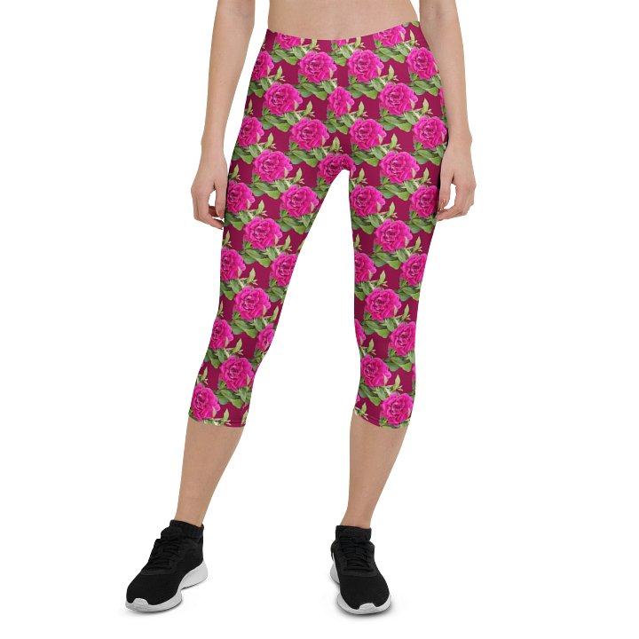 Customizable All-Over Print Capri Leggings product image (1)