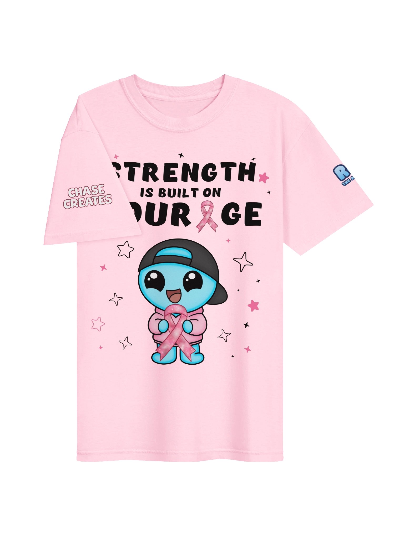 Strength Is Built On Courage Tee - Front Only product image (3)