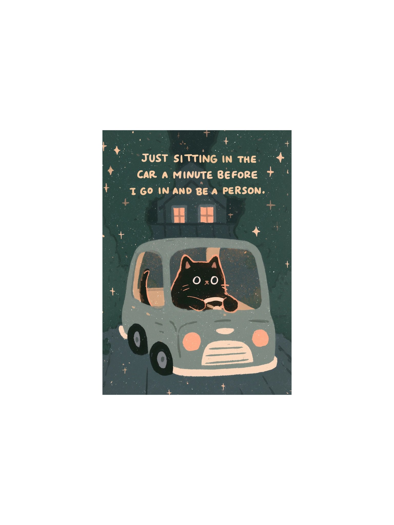 Just Sitting in the Car a Minute Poster product image (3)