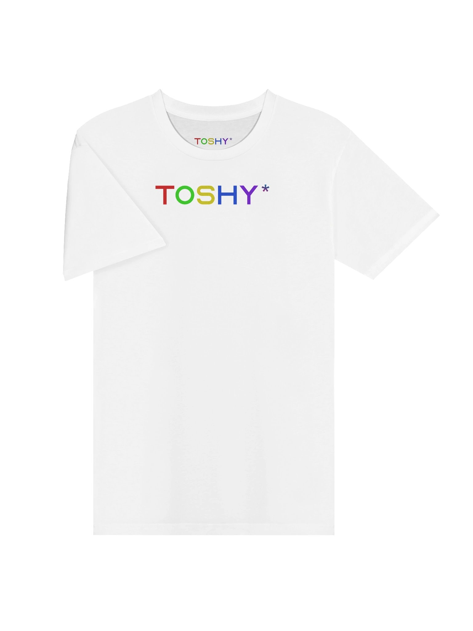 TOSHY* SHIRT (COLORFUL TEXT) (WHITE) product image (3)