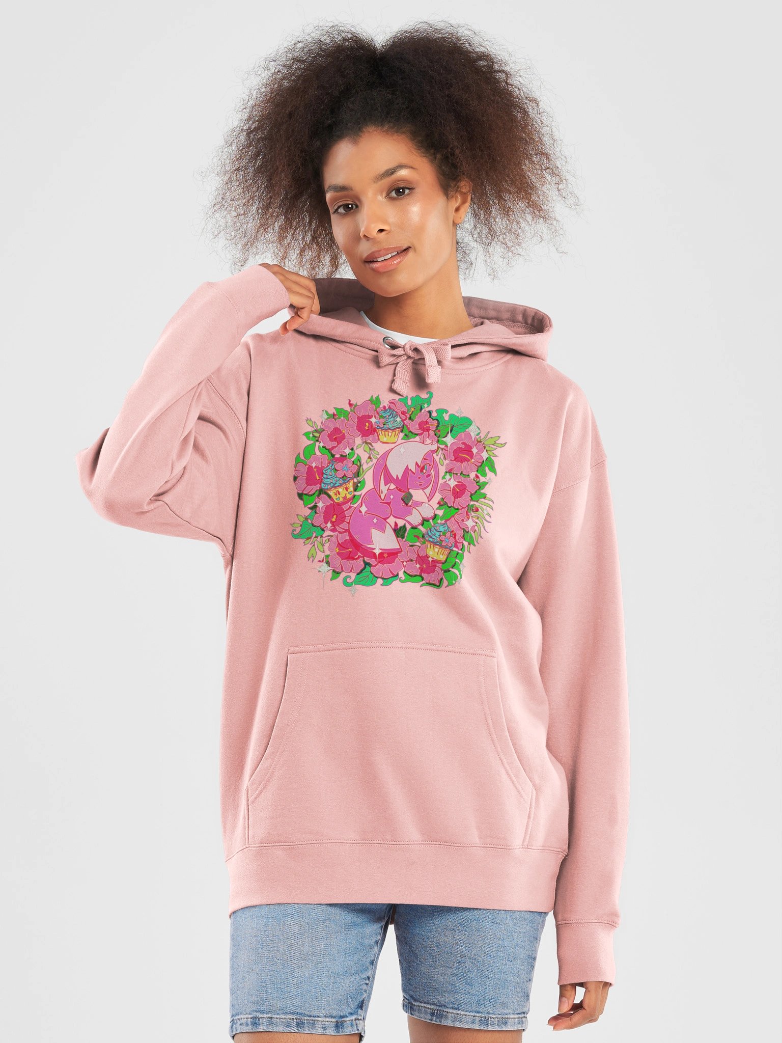 Fuchsia Fox Hoodie product image (13)