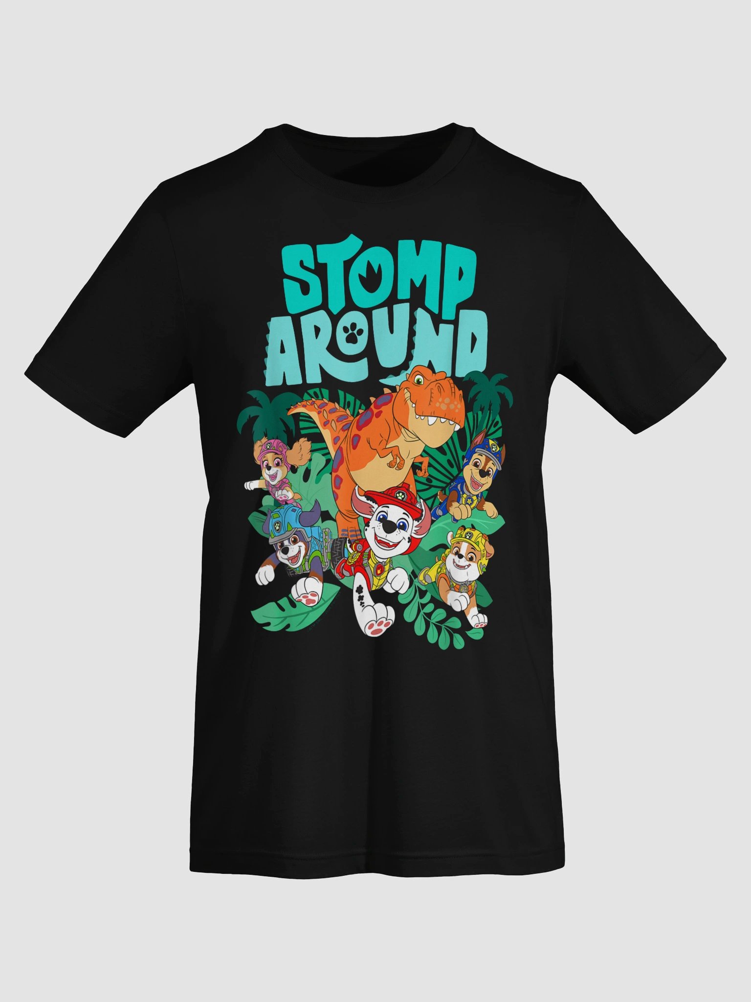 Paw Patrol: The Dino Movie Stomp Around Dino Pups T-Shirt product image (48)