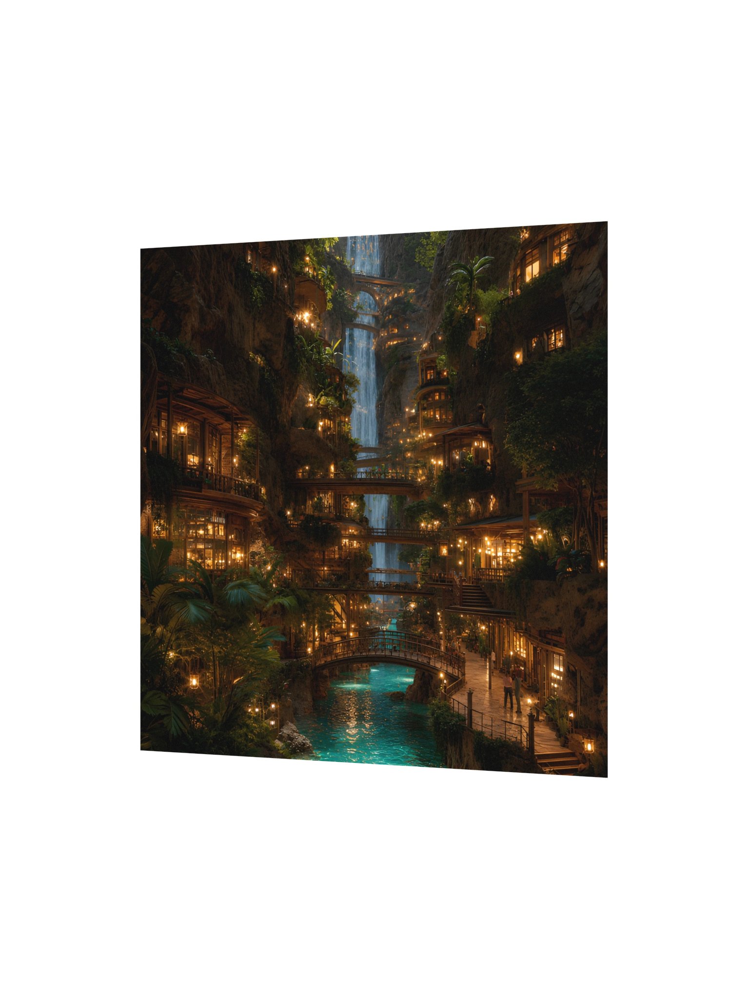 Waterfall Village | Fantasy Cliffside Tropical Resort product image (3)