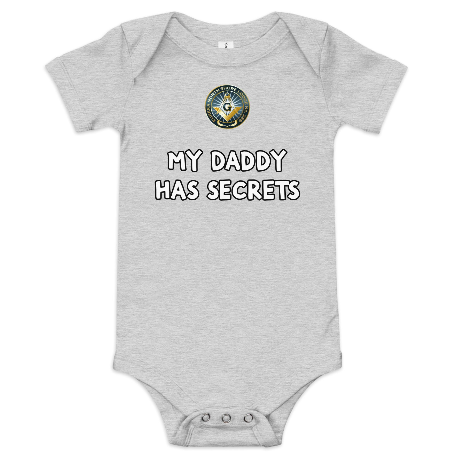 ENS Baby Onesie – Daddy’s Got Secrets product image (1)