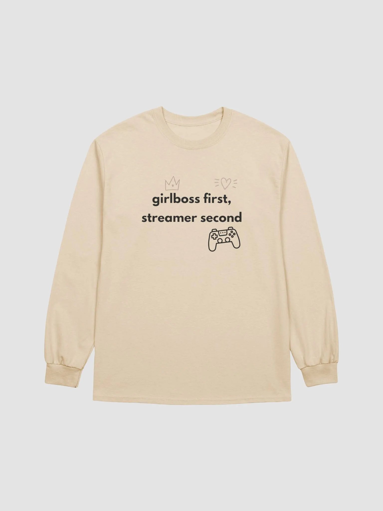 Girlboss First, Streamer Second Long Sleeve Shirt product image (5)