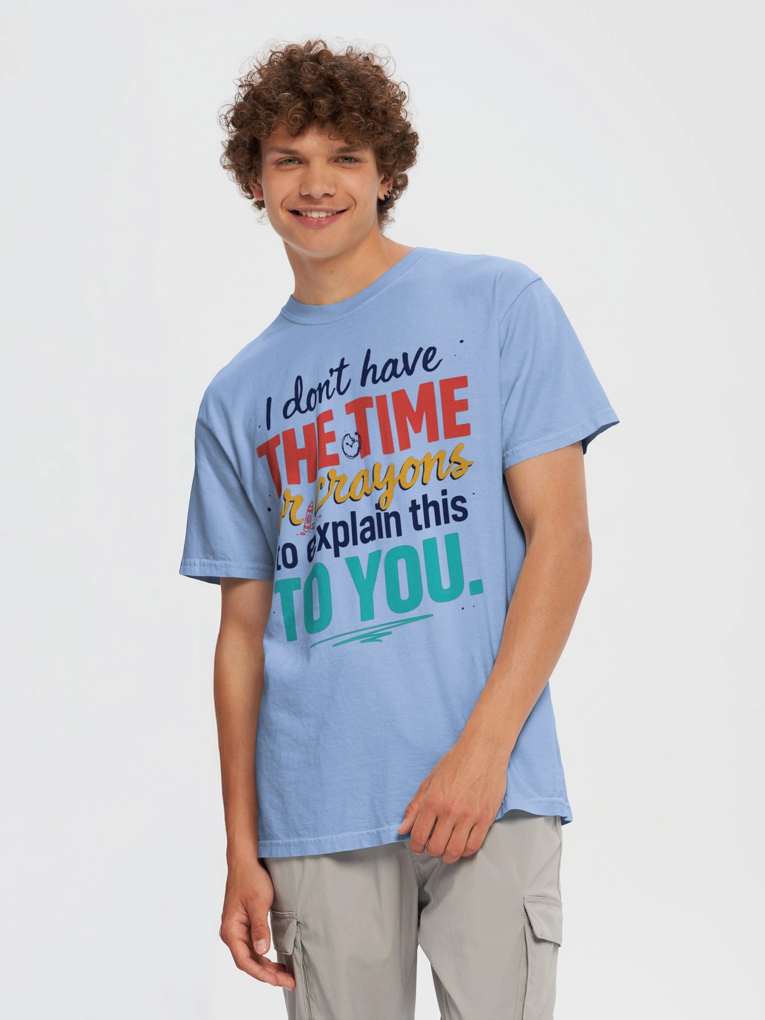 I Don’t Have the Time or Crayons Tee product image (49)
