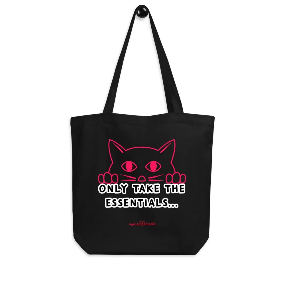 Neon Cat Essentials Tote Bag product image (8)