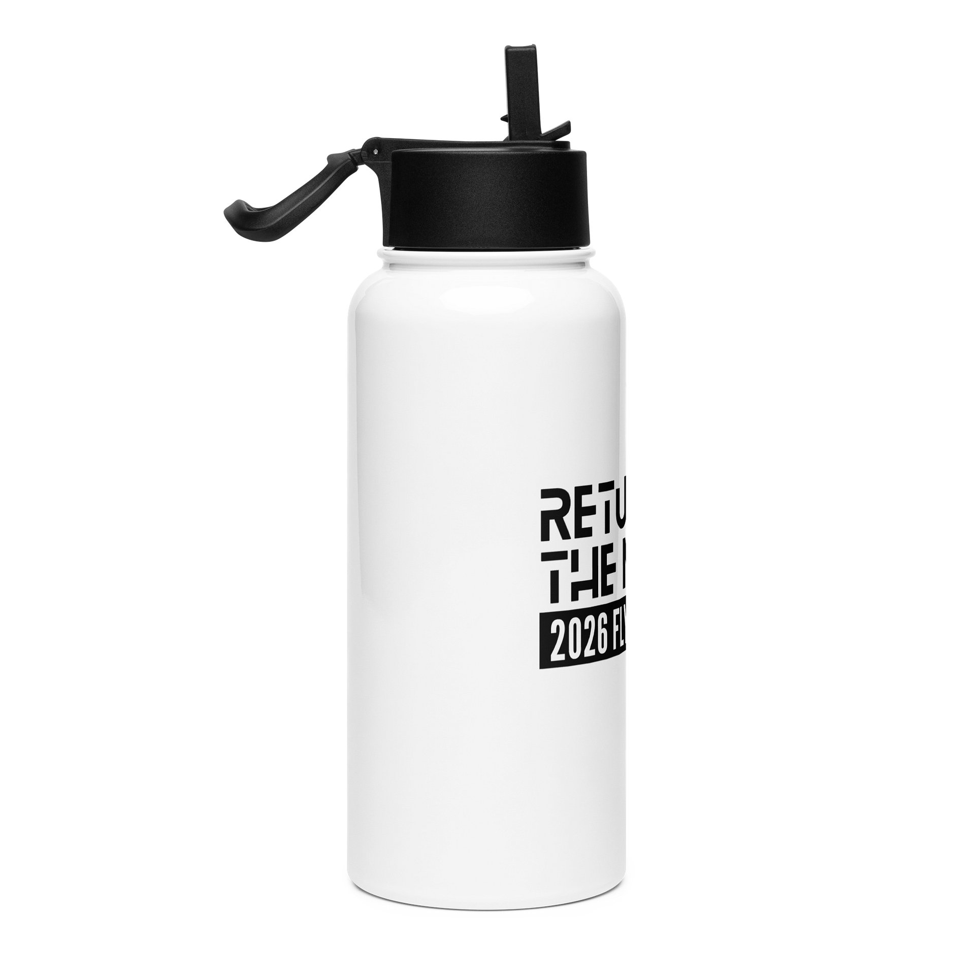Mission to the Moon Water Bottle April 1 2026, USA Astronaut Stainless Steel Bottle 32oz product image (4)