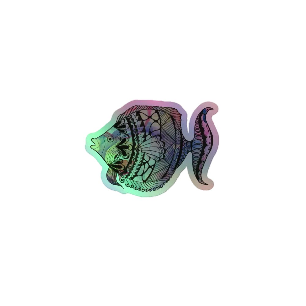 Holographic Fish Fantasy Sticker product image (1)