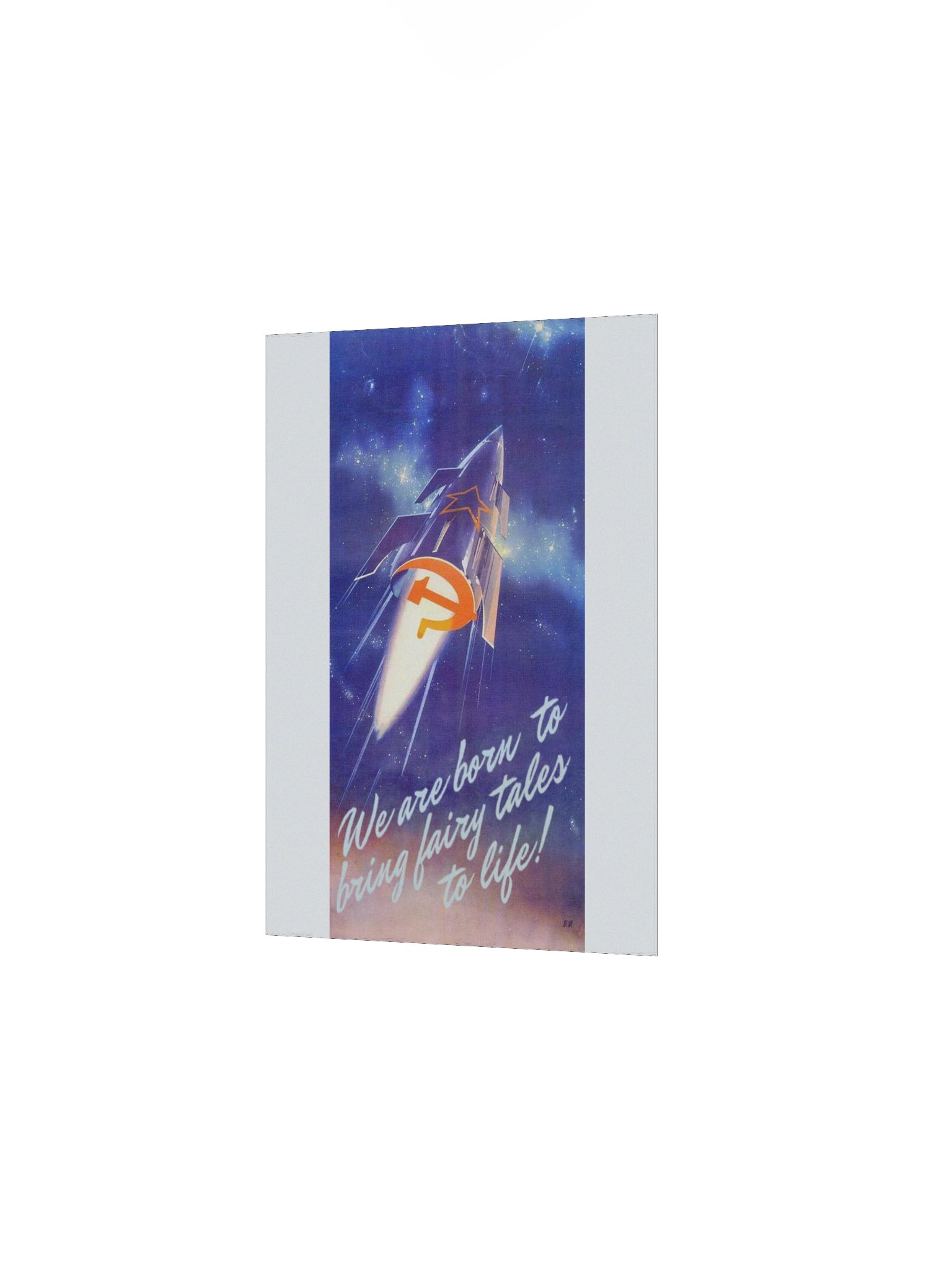 We are born to bring fairy tales to life Poster (white canvas) product image (2)