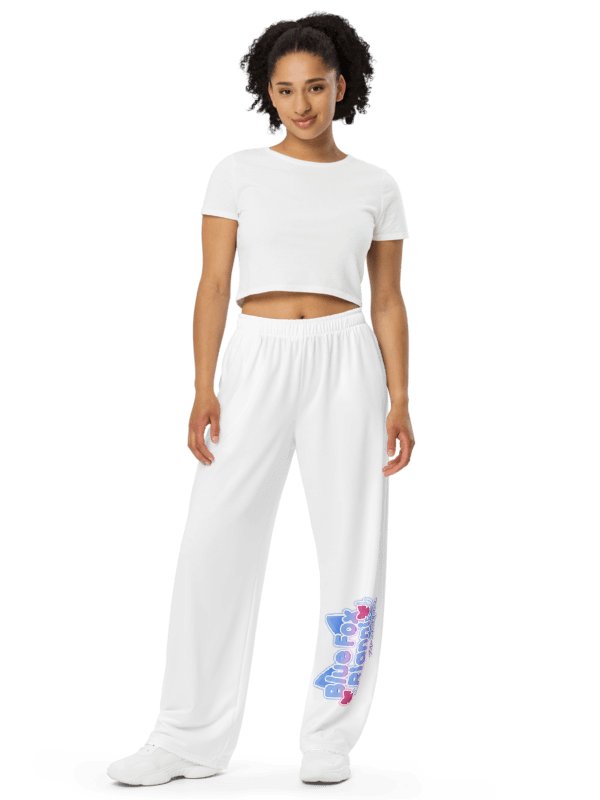 Cozy Blue Fox Pants - White product image (1)