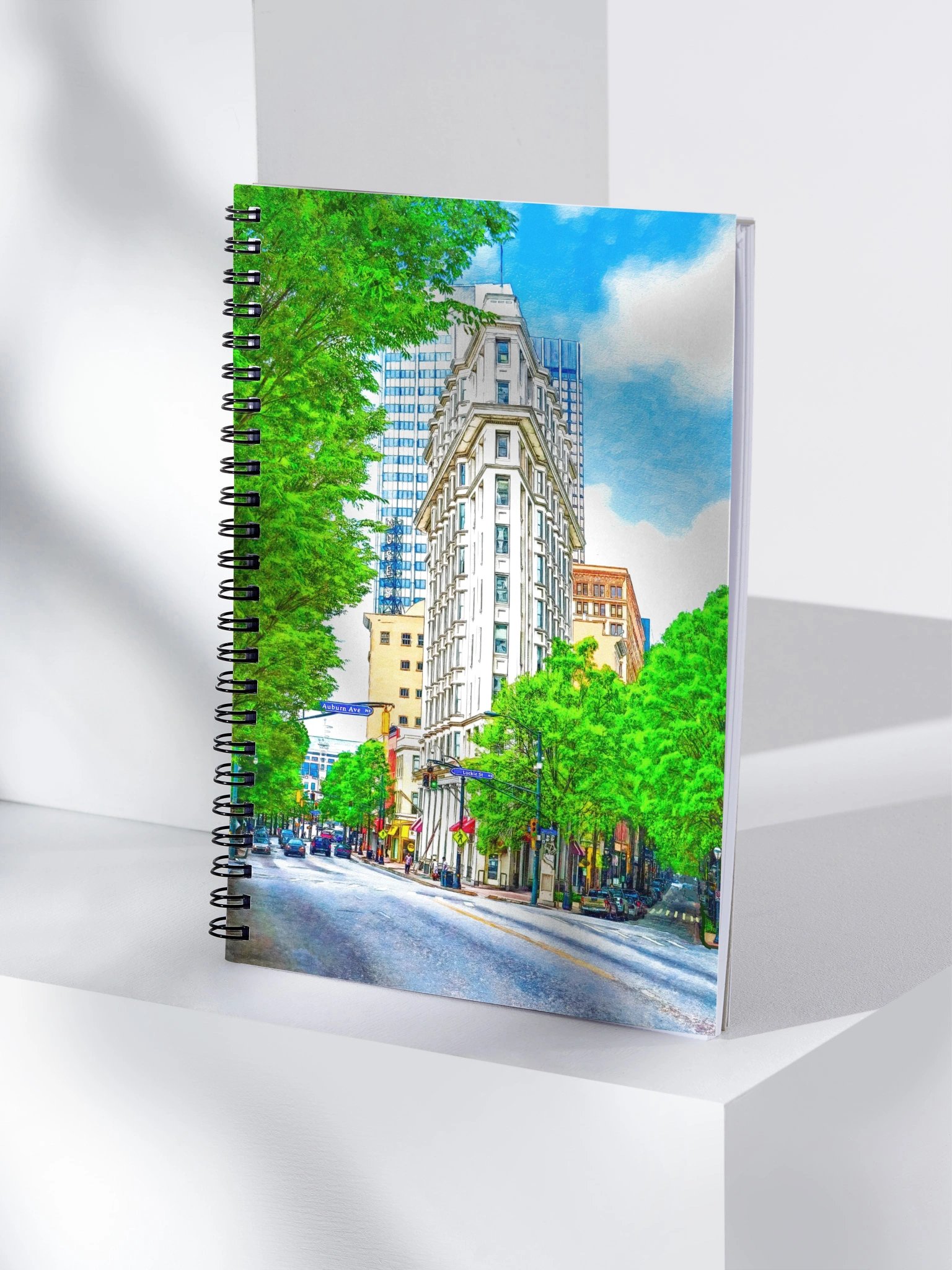 Historic Atlanta Flatiron Building Studio Spiral Notebook product image (4)