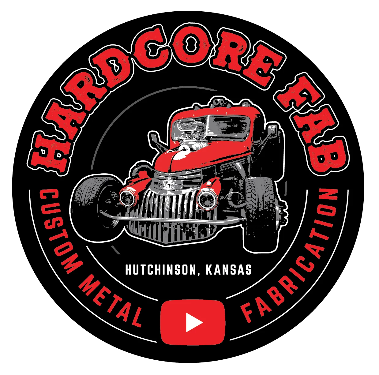 HardCore Fab Color Logo Sticker product image (1)