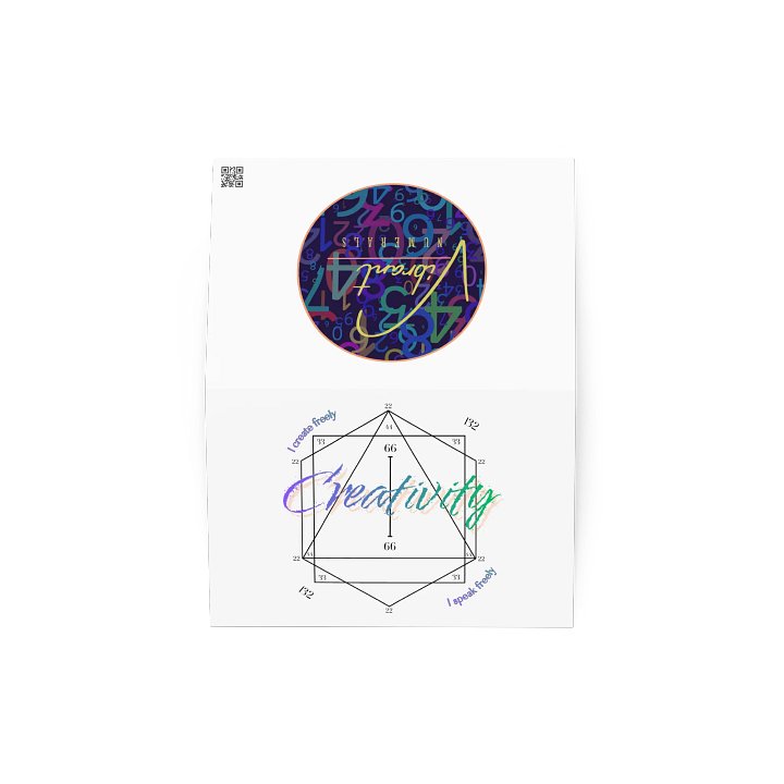 Creativity 132 Vibrational Greeting Card product image (4)