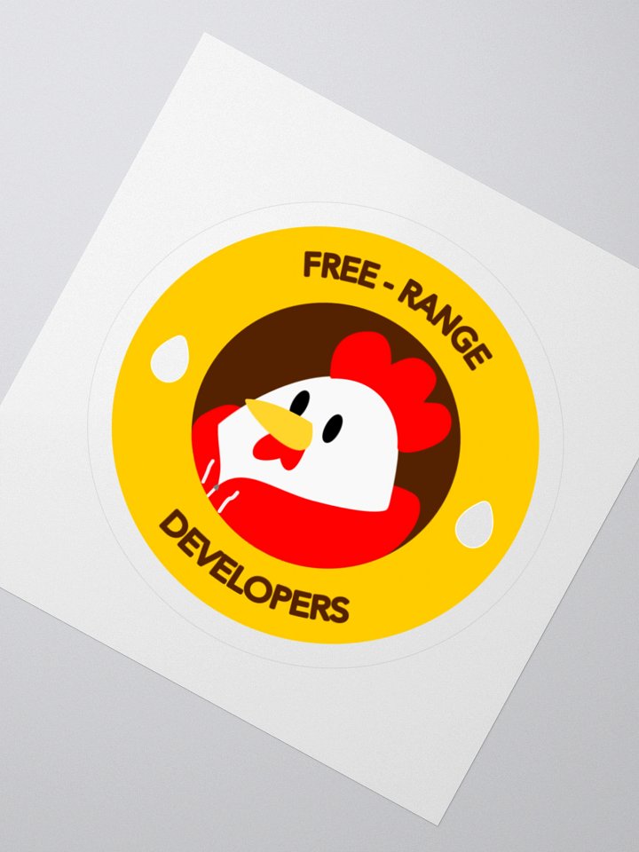 Free-range Developers Chicken Sticker product image (2)