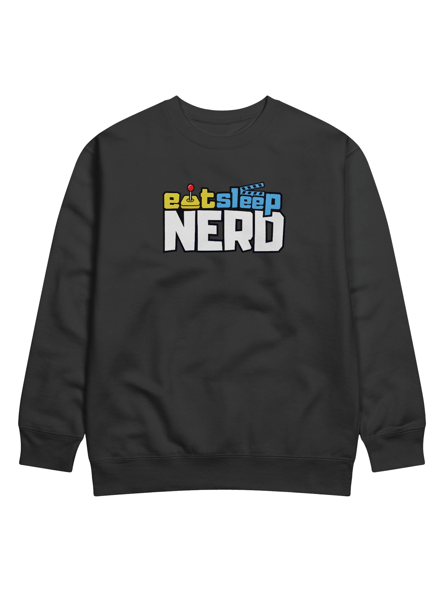 Eat Sleep Nerd logo sweatshirt product image (1)