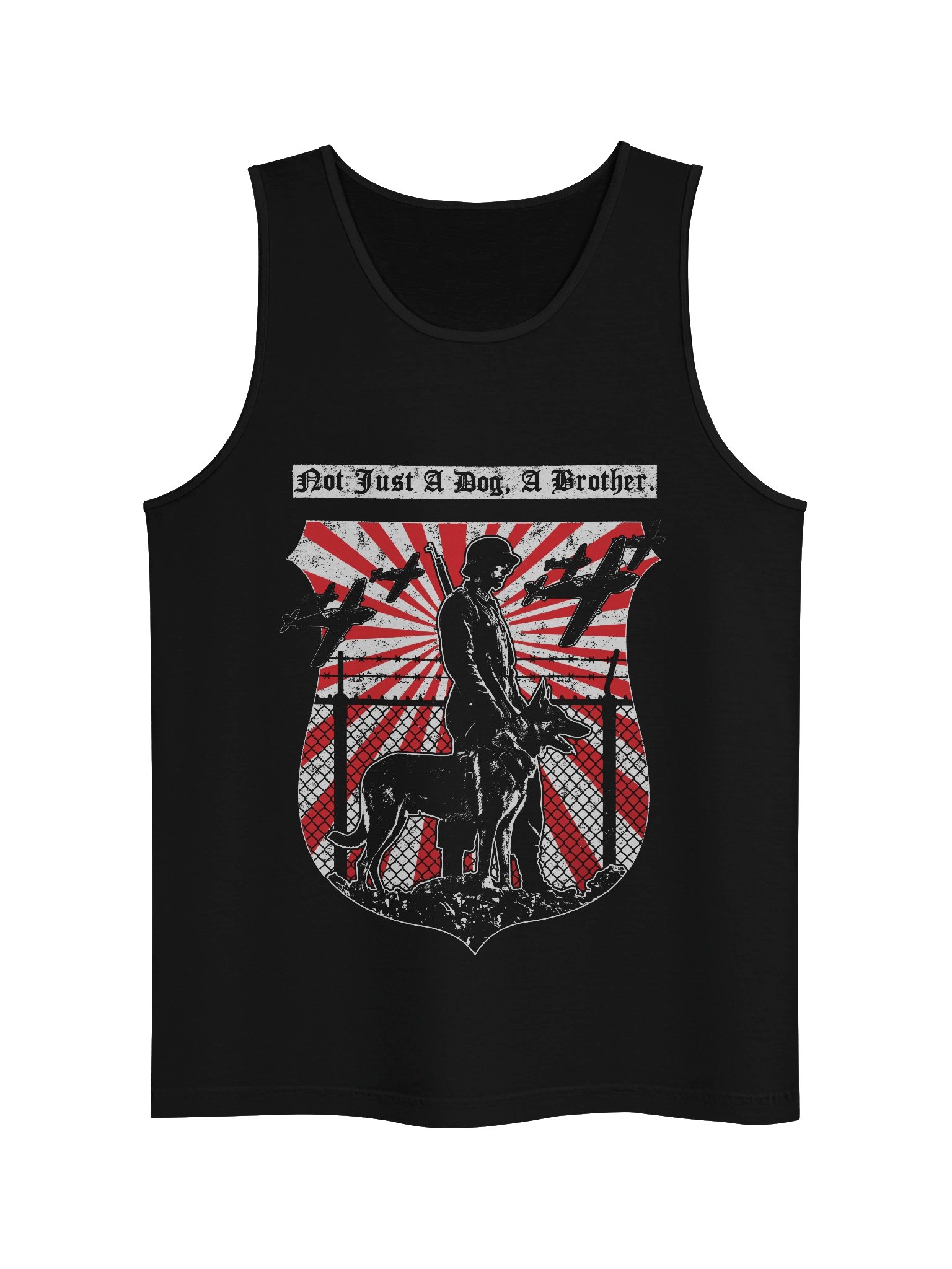 "BROTHERHOOD TO THE GRAVE" TANKTOP BACKPRINT product image (1)