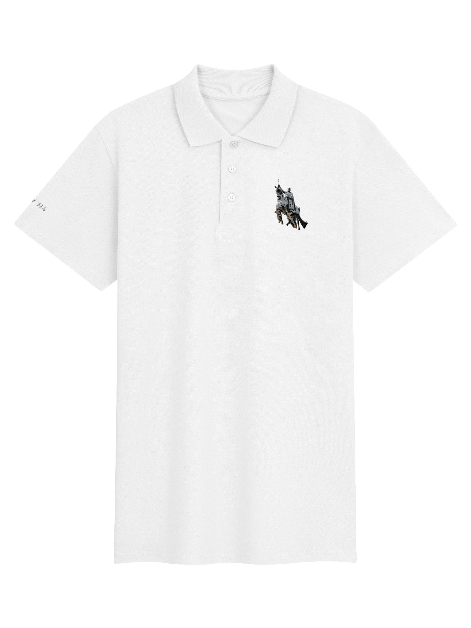 Apotheosis Embroidered Polo - White product image (1)