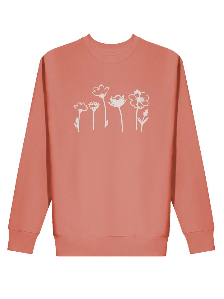 Wildflowers Minimalist Lineart Blossom Breeze Sweatshirt product image (7)