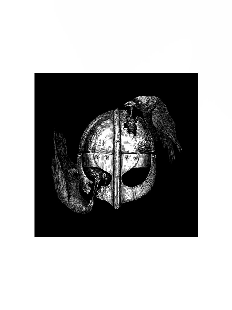 REXNOR Helmet & Crows Poster product image (1)