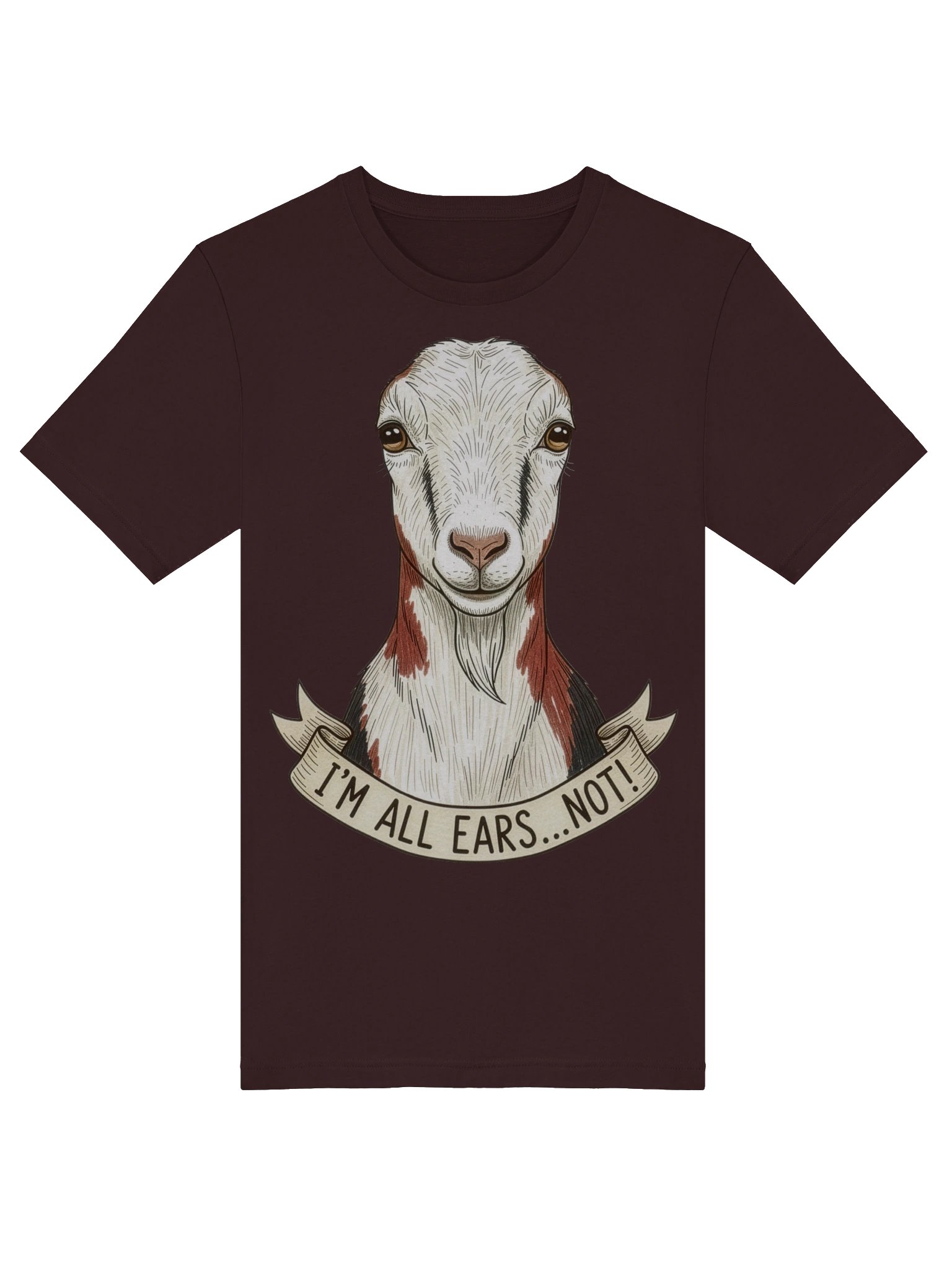 I'm All Ears...Not! — LaMancha Goat Tee product image (5)