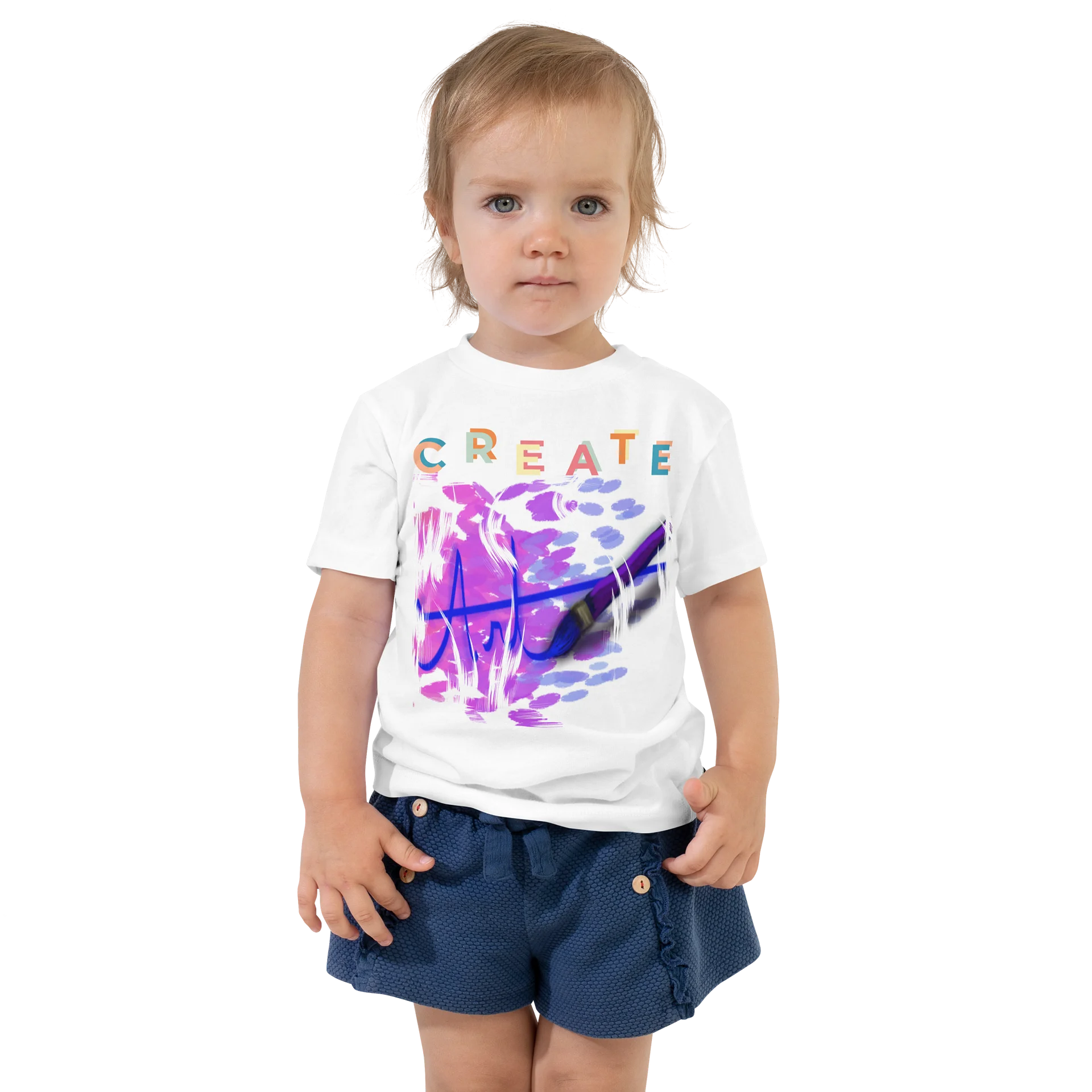 "Create Art", Toddler T-Shirt - Bella+Canvas product image (2)