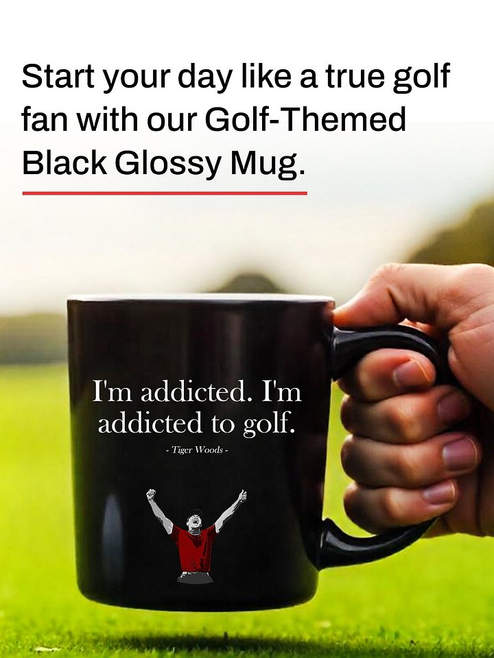 Black Glossy Mug – Sip in Style product image (1)