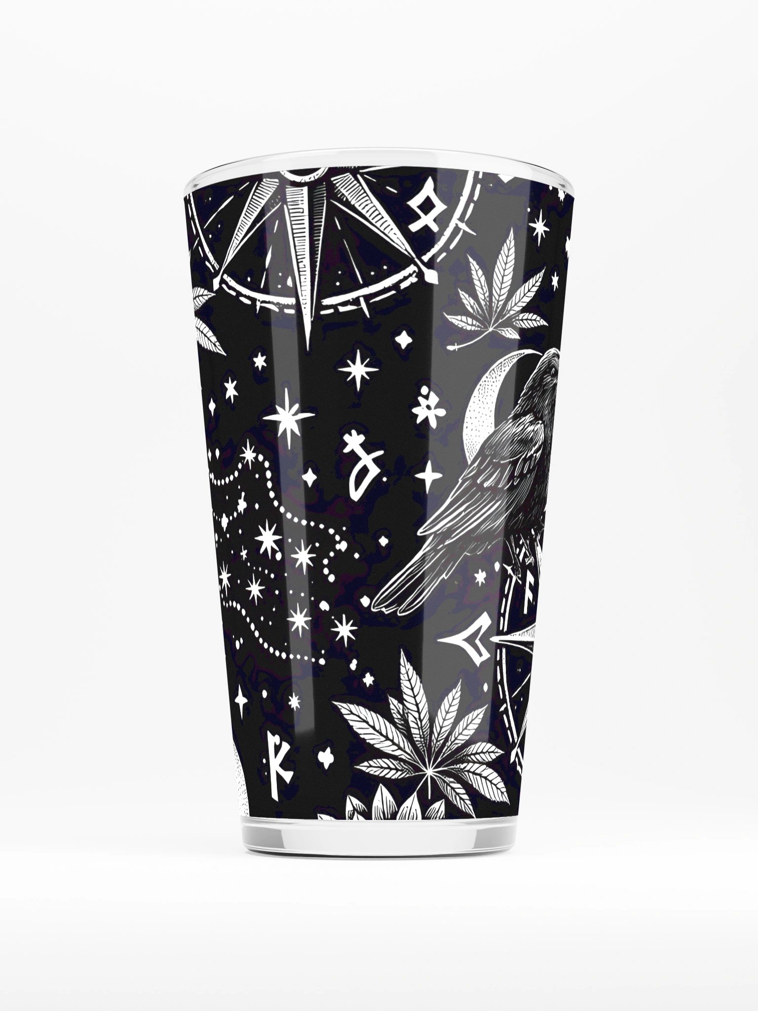 Norse Mystic Compass Shaker Pint Glass product image (2)