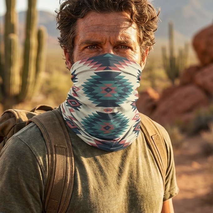 Nomad Neck Gaiter – Mexican Symmetry Edition 06 product image (10)
