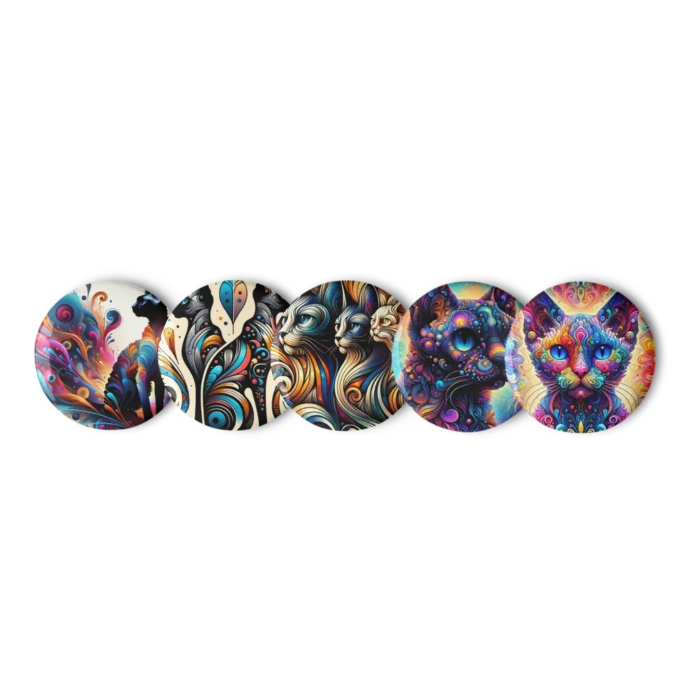 Set of Pin Buttons: Devon Rex product image (1)