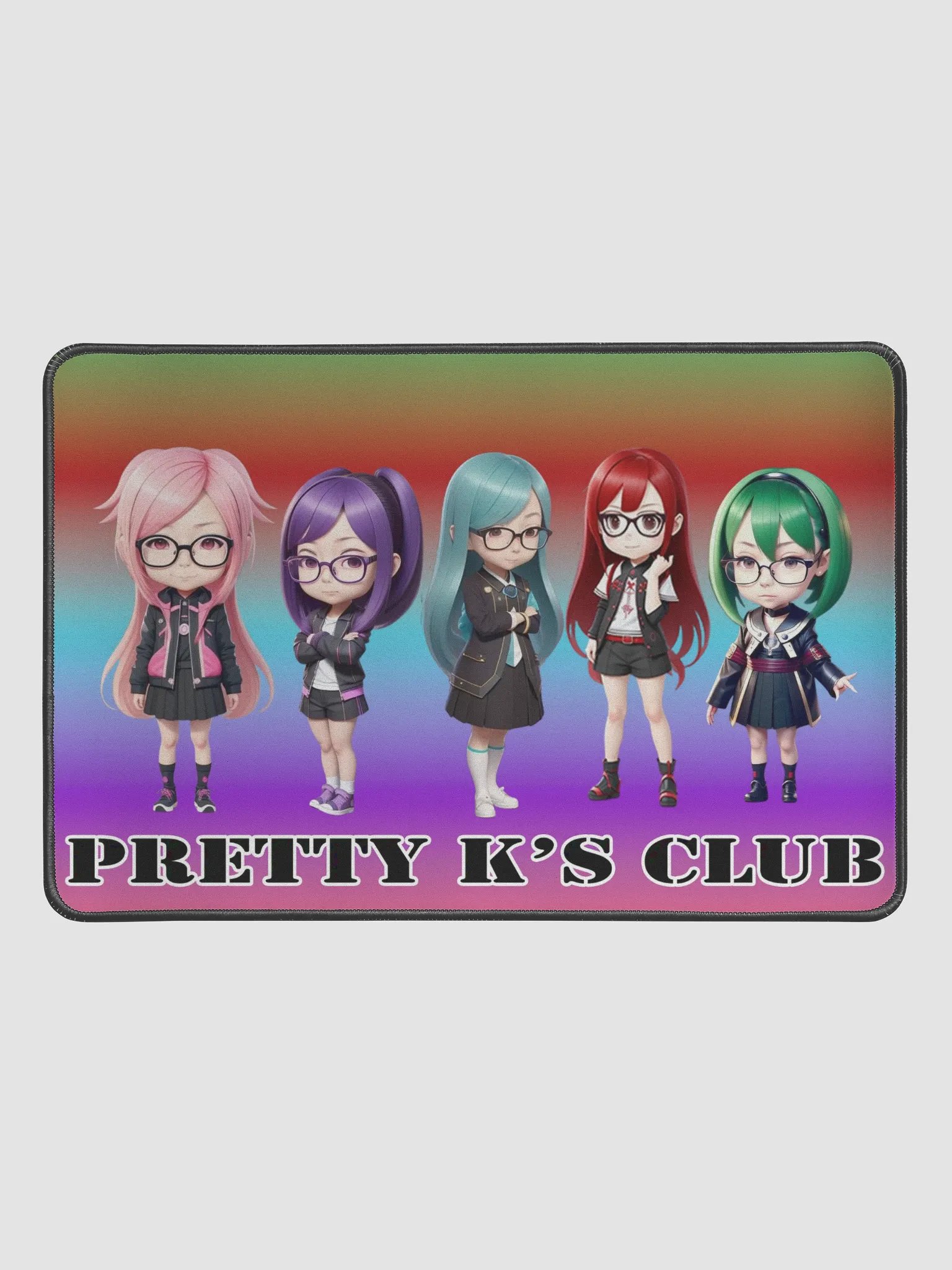 K's Club (CHIBI) Desk Mat 12" x 18" product image (1)